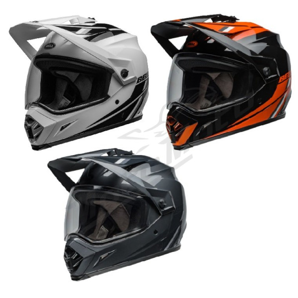 BELL MX-9 Adventure MIPS Helmet - Alpine Gloss White/Black