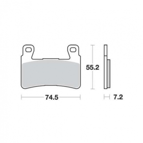  BRAKE PADS FERODO FDB2079ST / MCB703 ROUTE