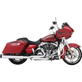 RINEHART RACING Exhaust System Slimline 45 2 into 2 for Harley Davidson FLHR / FLHTKL / FLHRXS / FLHRC / FLHT 1750-1923cc 17-20