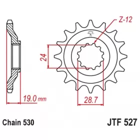 Front sprocket JTF527