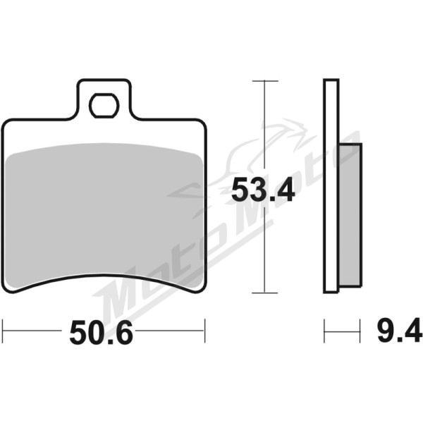 SBS MS Scooter Maxi 152MS Sintered Brake Pads Aprilia / Beta / Derbi  Keeway / Malaguti 50-500cc 99-19