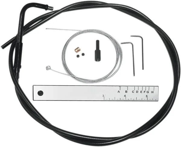 MAGNUM SHIELDING BYO Accelerator Cable Harley Davidson XL / FXS / FXDB / FLSTC / FLHR 1200-1690 96-18