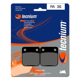TECNIUM Street Organic stabdžių trinkelės MA36 Daelim / Honda / Kawasaki / Mash / Suzuki 100-250cc 82-17