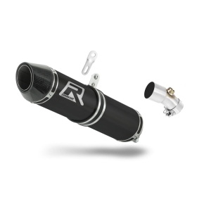 Kawasaki ER - 6 N / F 650 2006-2008 Dominator Exhaust Silencer Muffler HP2 BLACK + dB killer