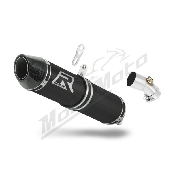 Kawasaki ER - 6 N / F 650 2006-2008 Dominator Exhaust Silencer Muffler HP2 BLACK + dB killer