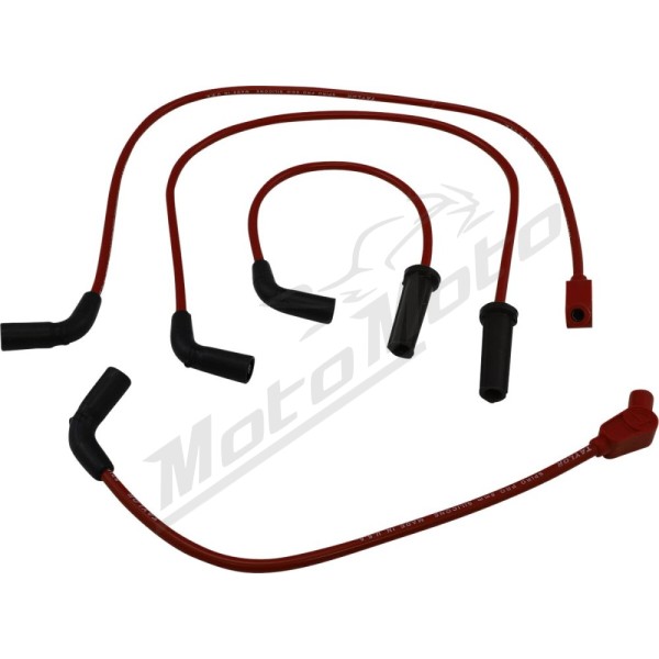 SUMAX Custom-Fit Spark Plug Wire Kit Harley Davidson FLHR / FLHRC / FLHT / FLHTK / FLHX / FLTRU / FLTRXS / FLTRXSE / FLTRXST 1750-1977 17-24