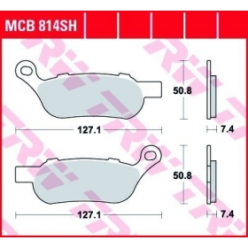 STABDŽIŲ TRINKELĖS TRW MCB814SH SPORT