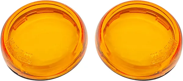CUSTOM DYNAMICS ProBEAM® Deuce-Style Turn Signal Lenses orange Harley Davidson FLD 1450-1977cc 00-24