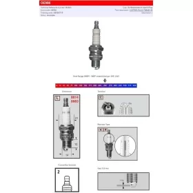 CHAMPION S-Plug Aprilia / Maico / Peugeot / Vespa 50-125 53-16