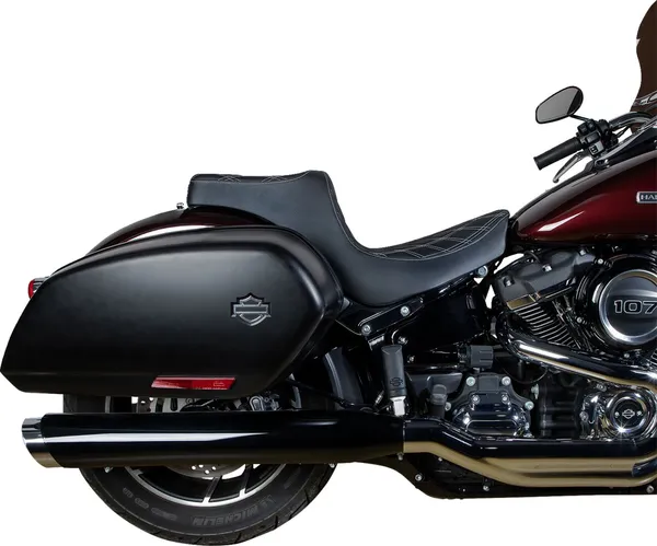 DRAG SPECIALTIES SEATS Predator III Seat Harley Davidson FLSB / FXLR / FXLRS / FXLRST 1750-1923cc 18-26