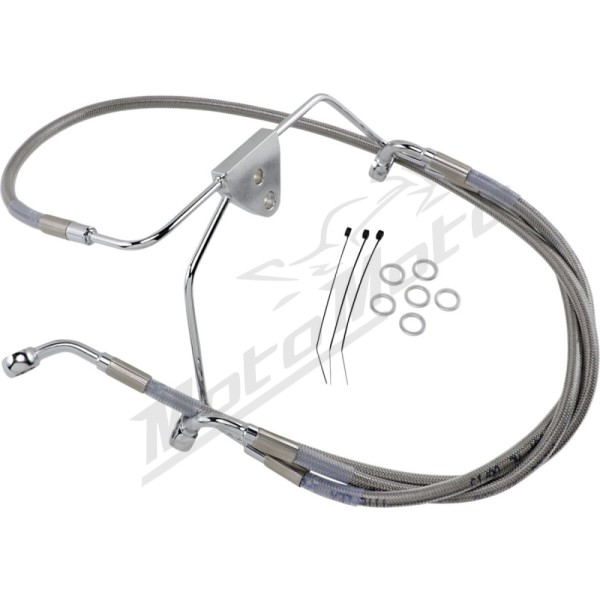 DRAG SPECIALTIES Stabdžių lyno kompl. ​​​​​​​Harley Davidson FLHT / FLHTC / FLHTCI / FLHTCSE2 1340-1800cc 96-07
