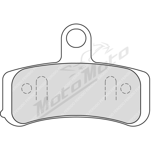 Ferodo sinter-SG-ST Brake Pads HARLEY DAVIDSON FLSTF 1584 2008-2011