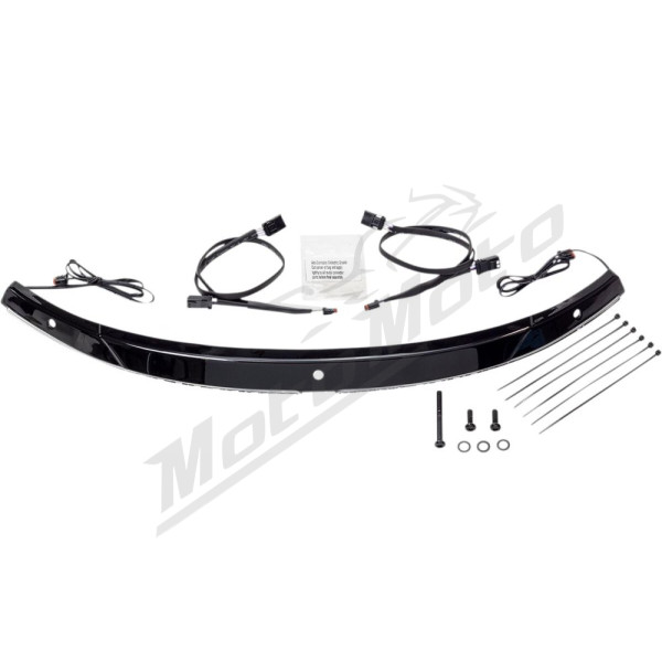 CIRO Steel Windshield Trim Harley Davidson FLHT / FLHTCU / FLHTCUL 1690-1923cc 14-25