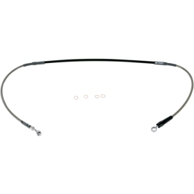 MOOSE OFFROAD Front Stainless Steel Braided Brake Line Fantic / Yamaha 125-450cc 08->