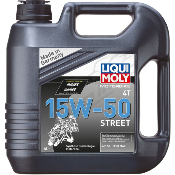 LIQUI MOLY Street Synthetic 4T 15W-50 Engine Oil 4L