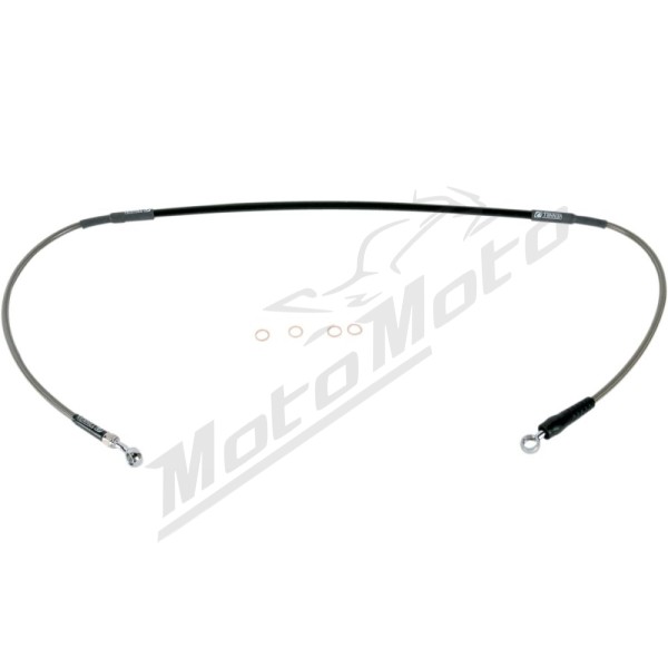 MOOSE OFFROAD Front Stainless Steel Braided Brake Line Fantic / Yamaha 125-450cc 08->