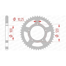 AFAM Steel Standard Rear Sprocket 525 41-45 teeth