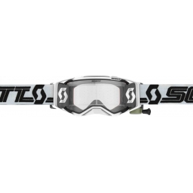 Off Road Scott Super WFS White/ Black Goggles (Clear lens)