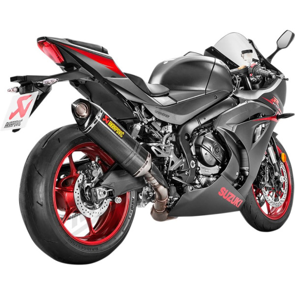 AKRAPOVIC Slip-On Line Muffler Carbon Fiber Suzuki GSX-R 1000 17-25