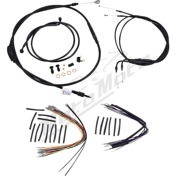 BURLY BRAND Ape Hangers handlebars Cables / Lines Kit 