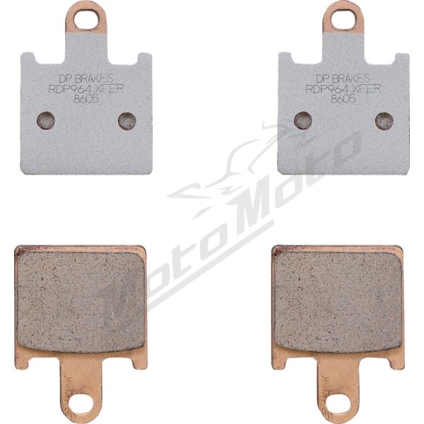 DP BRAKES RDP X-Race Titanium Sintered Brake Pads Kawasaki GTR / Z / ZG / ZX-14 / ZX-6R / ZZR 600-1400cc 06-21