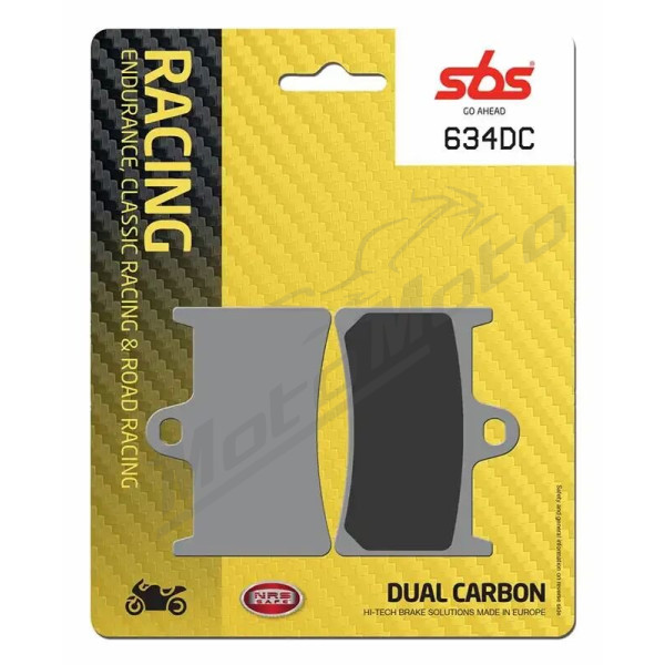 SBS DC Racing Dual Carbon Brake Pads KTM / Suzuki / Yamaha 250-1000cc 98->