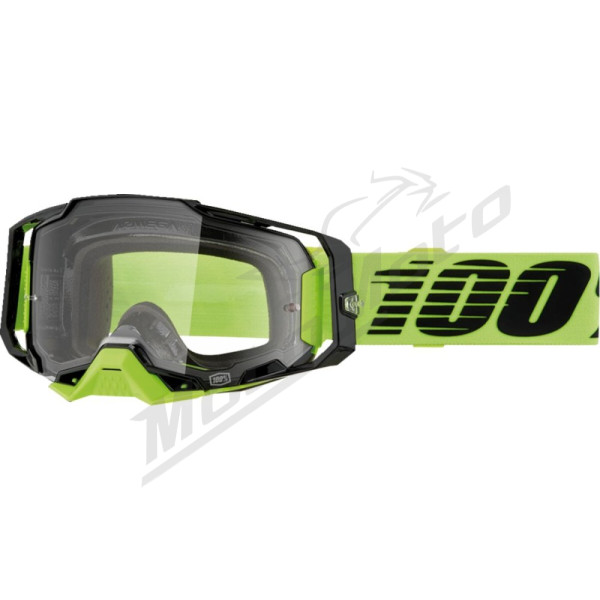 100% Armega Goggle (Clear lens) Yellow