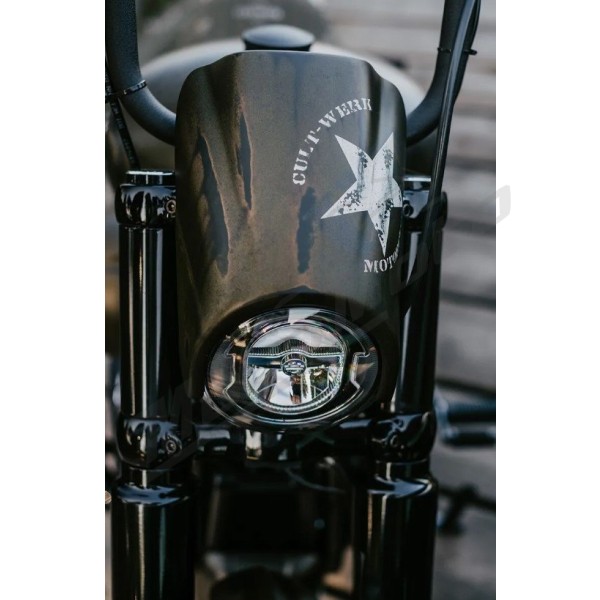 CULT WERK Priekinio žibinto apdaila nedažyta Harley Davidson 1750-1868cc 2018-2024