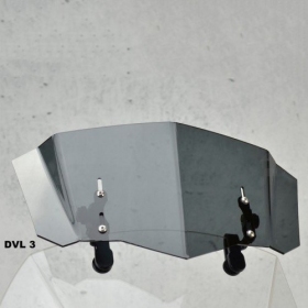 DVL-3 MOTOSHIELDS Universalus Stiklas / Deflektorius 320x160 MM