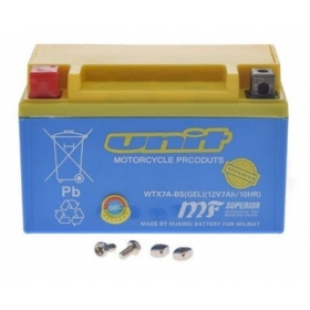 Battery UNIT WTX7A-BS / YTX7A-BS 12V / 7Ah