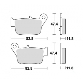 Brake pads POLINI FT3188 / MCB873 ORIGINAL