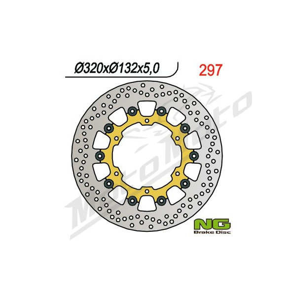 NG BRAKES Front Floating Brake Disc 320mm Yamaha FJR / MT / V-Max 1000-1700cc 03-16