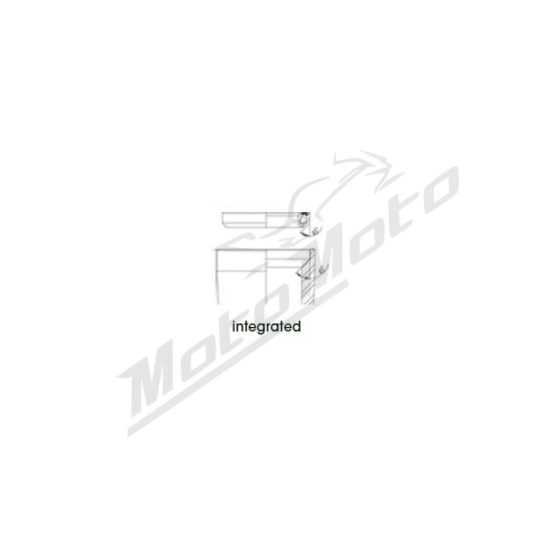 BLACK BEARING 1-1/8" Upper Integrated Headset kit Ø41mm