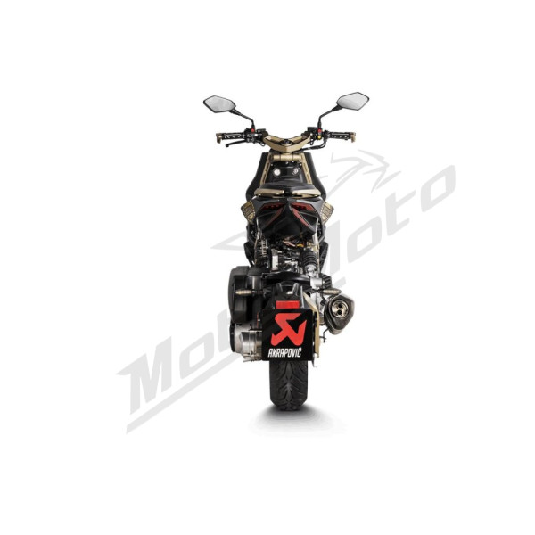 AKRAPOVIC Slip-On Line Muffler Stainless Steel / Carbon Fiber Italjet Dragster 125-200 20-25