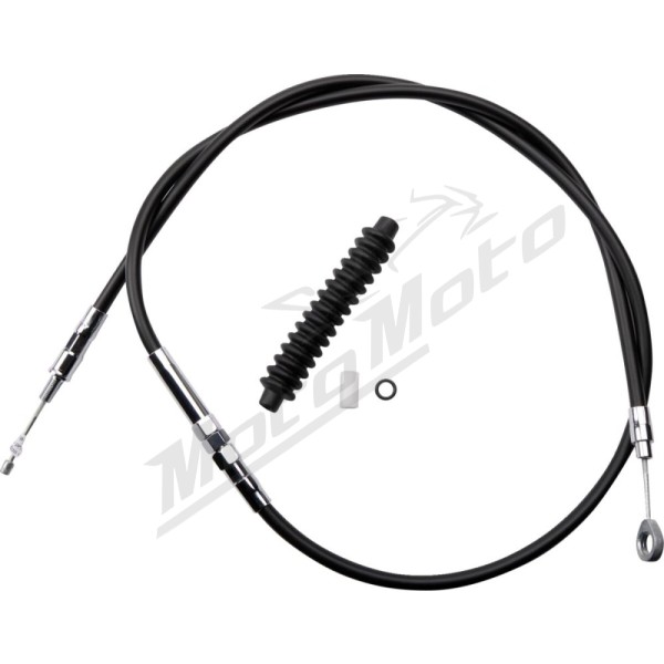 DRAG SPECIALTIES High-Efficiency Black Vinyl Clutch Cable ​​​​​​​Harley Davidson FXSTB / FXSTBI 1340-1584cc 98-09