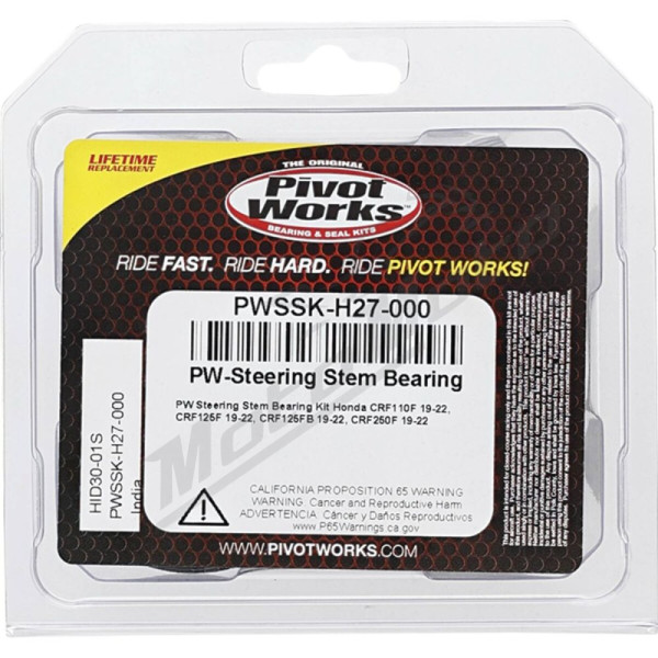 PIVOT WORKS Steering head bearing Honda CRF / XR 110-250 08-24