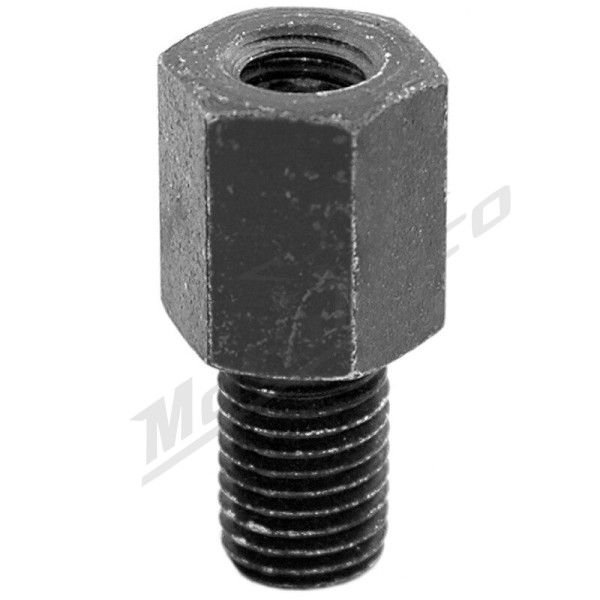 V PARTS Mirror Adapter Universal Male M8/125 (Right Thread)/Female M8/125 (Right Thread) - Black