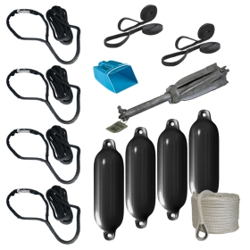 Liros Mooring kit black 14mm