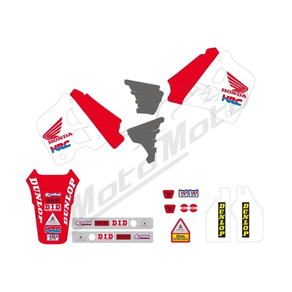 TECNOSEL lipdukų rinkinys Honda CR 125-250cc 90-92