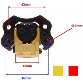 Front brake caliper ATV 110 / 125 / 150 / 200 left side