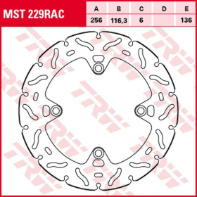 TRW Rear Brake Disc Wave Honda CRF 1000-1100L 2015->