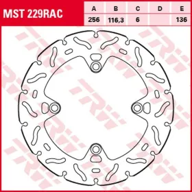 TRW Rear Brake Disc Wave Honda CRF 1000-1100L 2015->