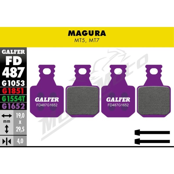 GALFER G1652 E-Bike Brake Pads
