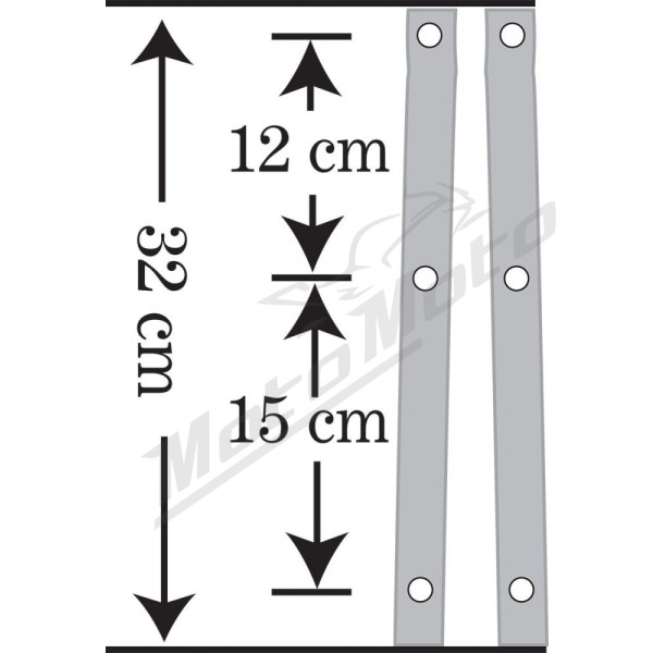 MEMPHIS SHADES HD Road King atsarginis priekinis plastikas skaidrus 48,5x58,5cm Harley Davidson FLHR / FLHRCI / FLHRI / FLHRS / FLHRSI / FLHRXS / 1340-1868 94-24