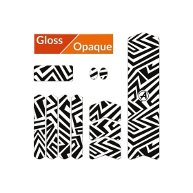 ALGIS frame protective stickers set (glossy-black lines) M