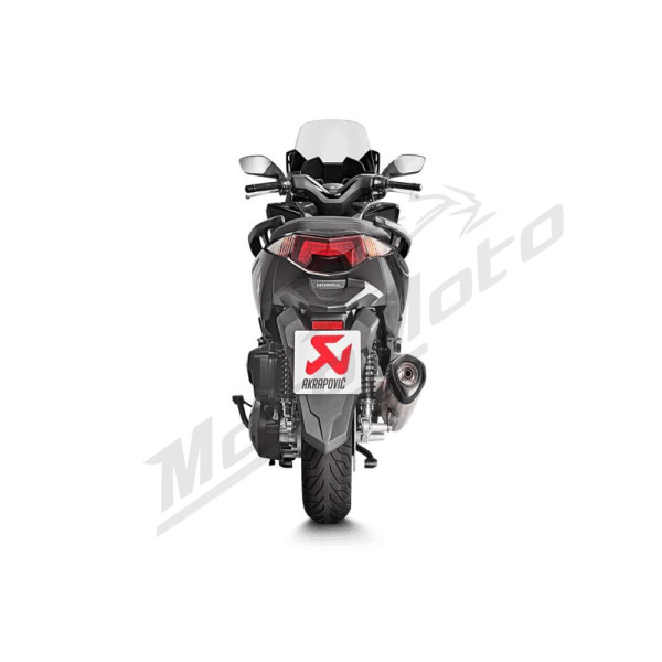 AKRAPOVIC Racing Line Full Exhaust System Carbon Fiber / Stainless Steel Honda NSS 125 17-20