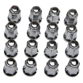 ITP Lug nut set 10x1.25mm 90° 16pcs Chrome