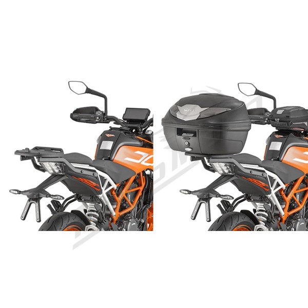 GIVI galinės Monolock daiktadėžės laikiklis KTM Duke 125-390cc 17-23