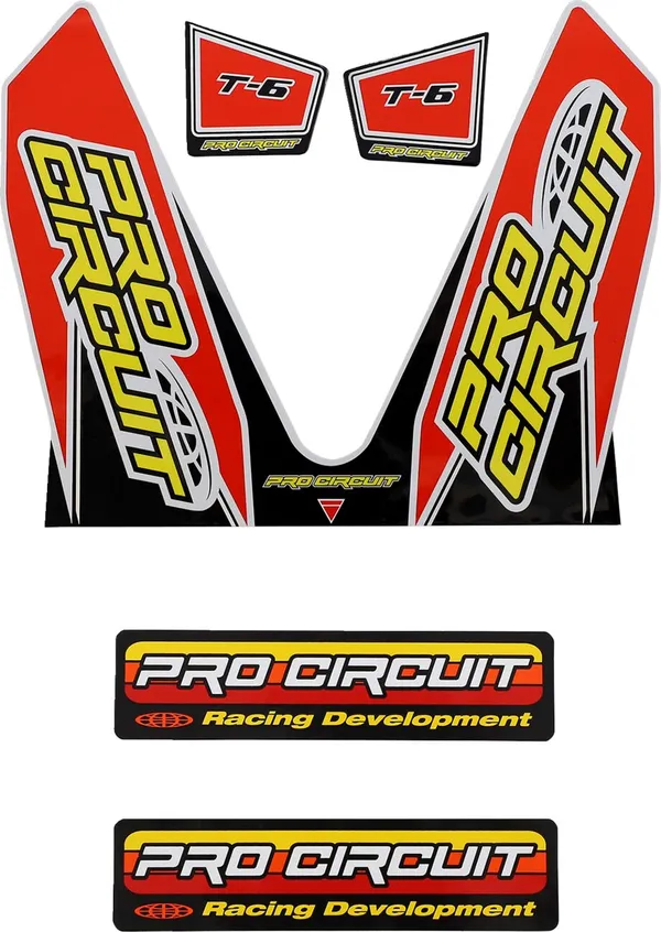 PRO CIRCUIT T6 Mini Duslintuvo lipdukai