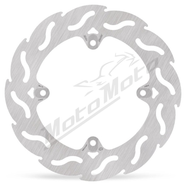 MOTO-MASTER Flame Rear Fixed Brake Disc MV Agusta Brutale / F3 / Rivale / Rush / Turismo 675/1000 12-24 